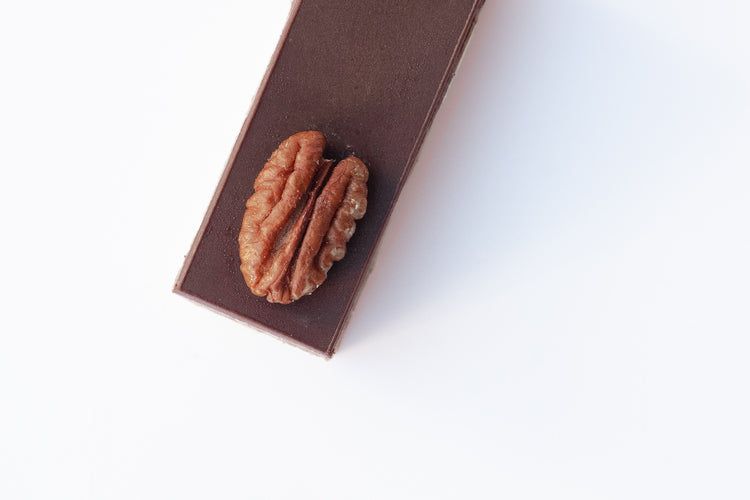 Veganer Pekannuss Karamell Kuchen