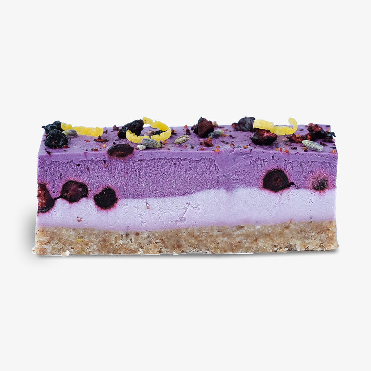 Veganer Blaubeer Lavendel Kuchen
